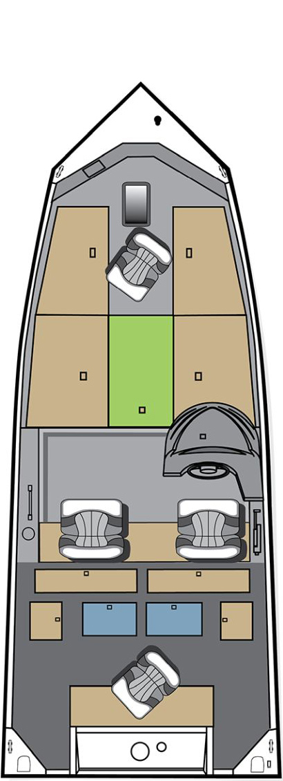 Overhead Image for 2023 Bass TX 195 Pro