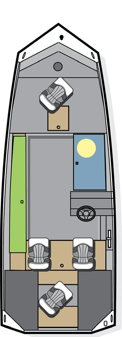 Overhead Image for 2023 Sportsman 1654 SC